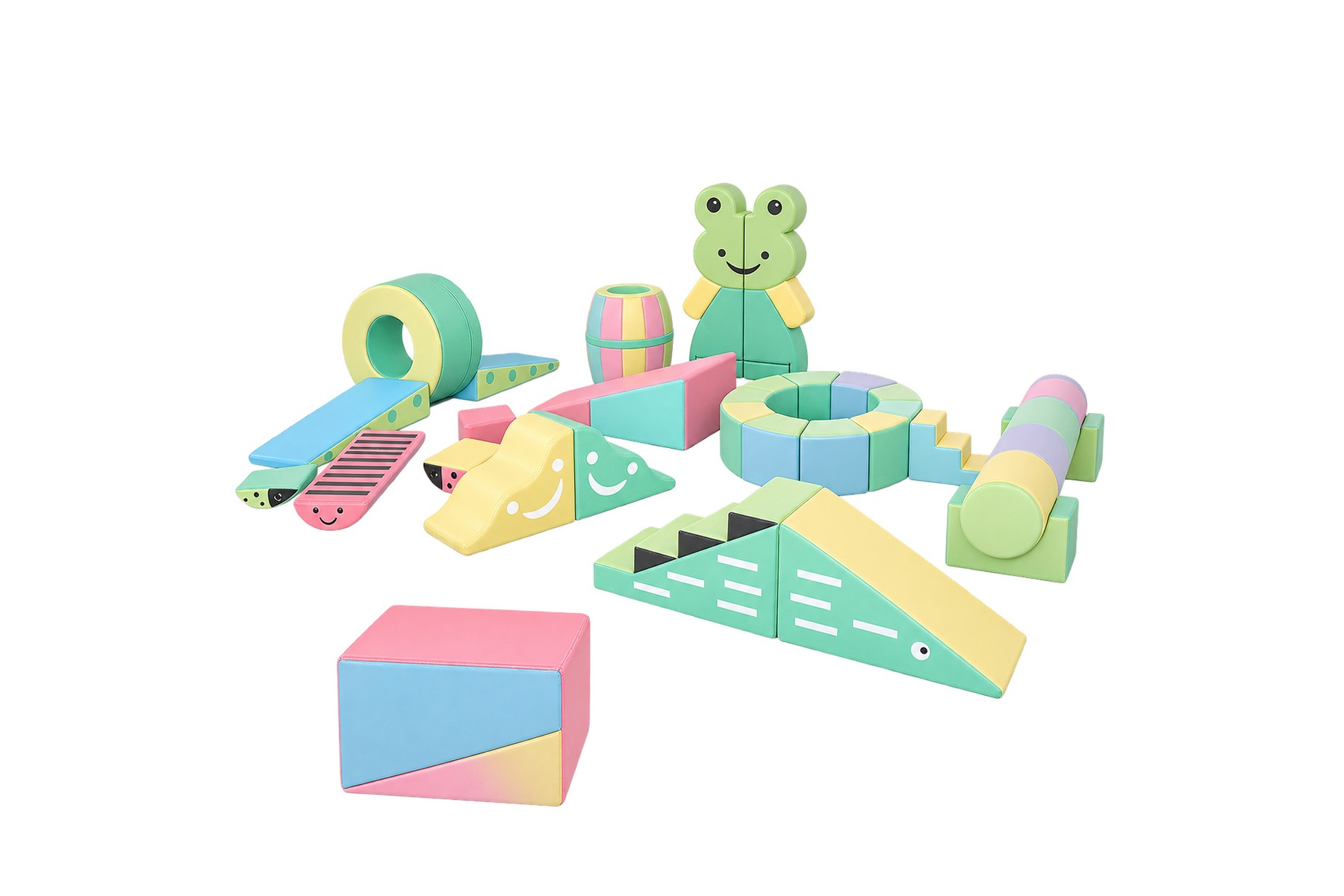 Frog-Themed Sensory Soft Play Complete Set