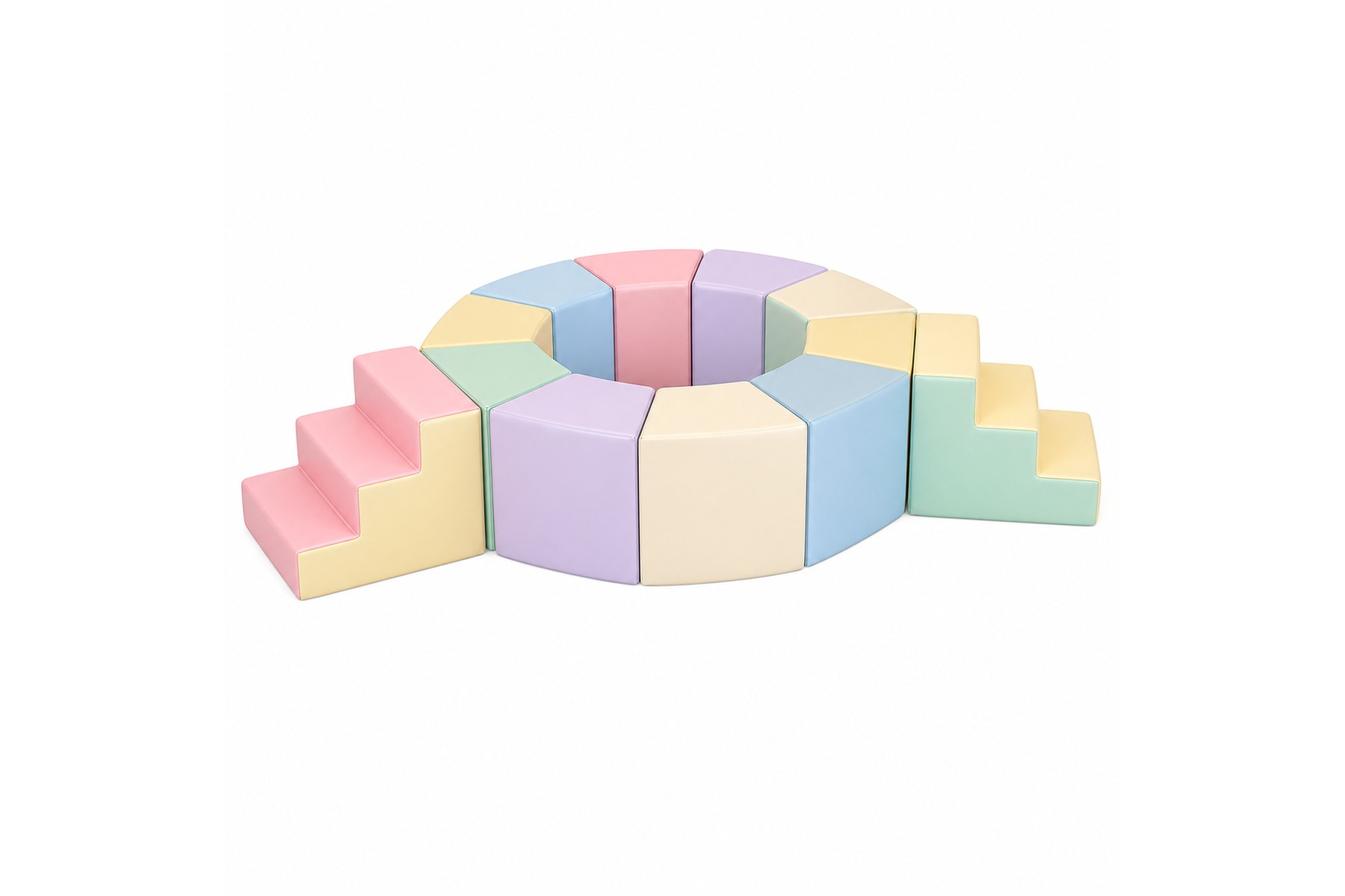 Circular Step-Up Soft Play Path