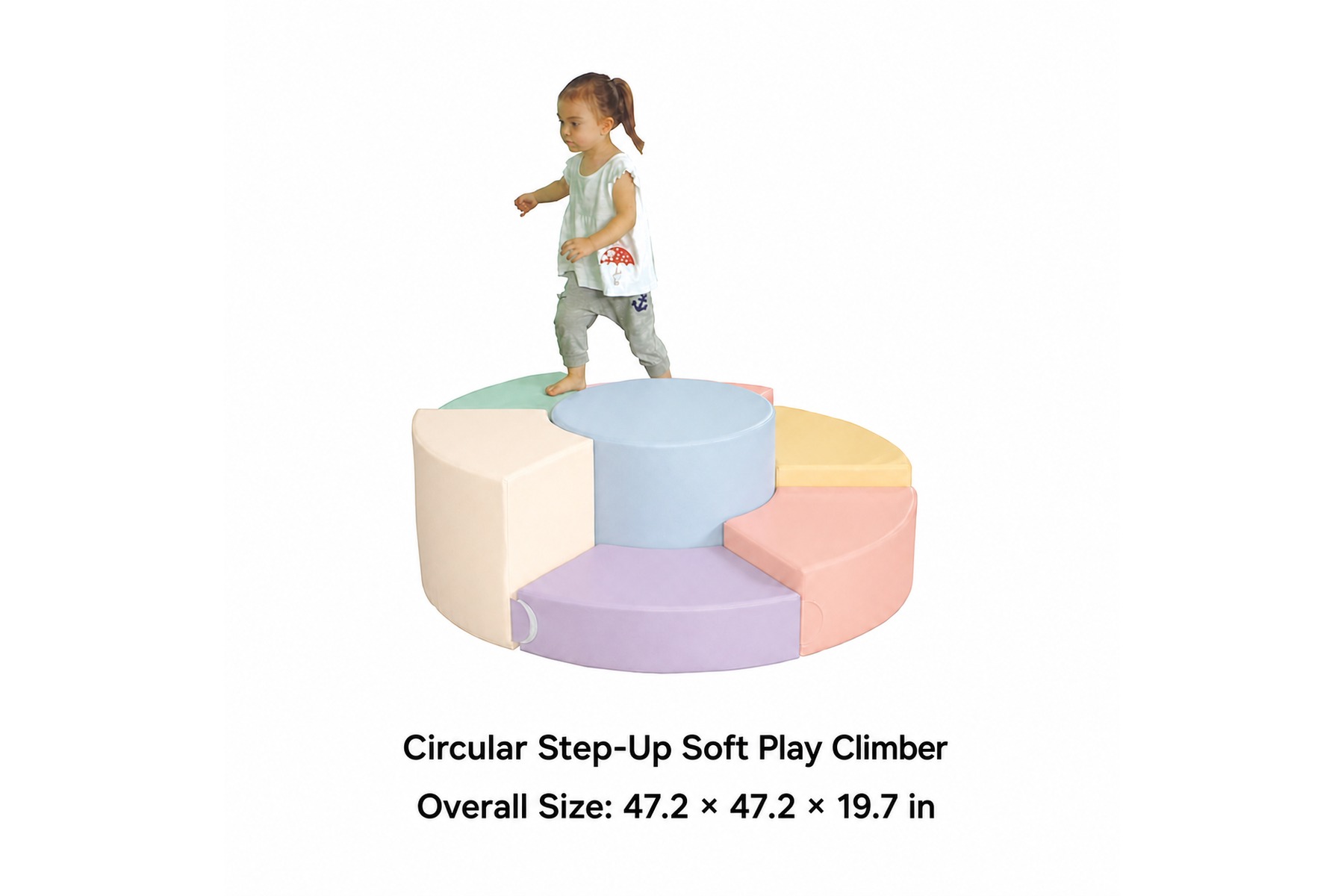 Circular Step-Up Soft Play Climber