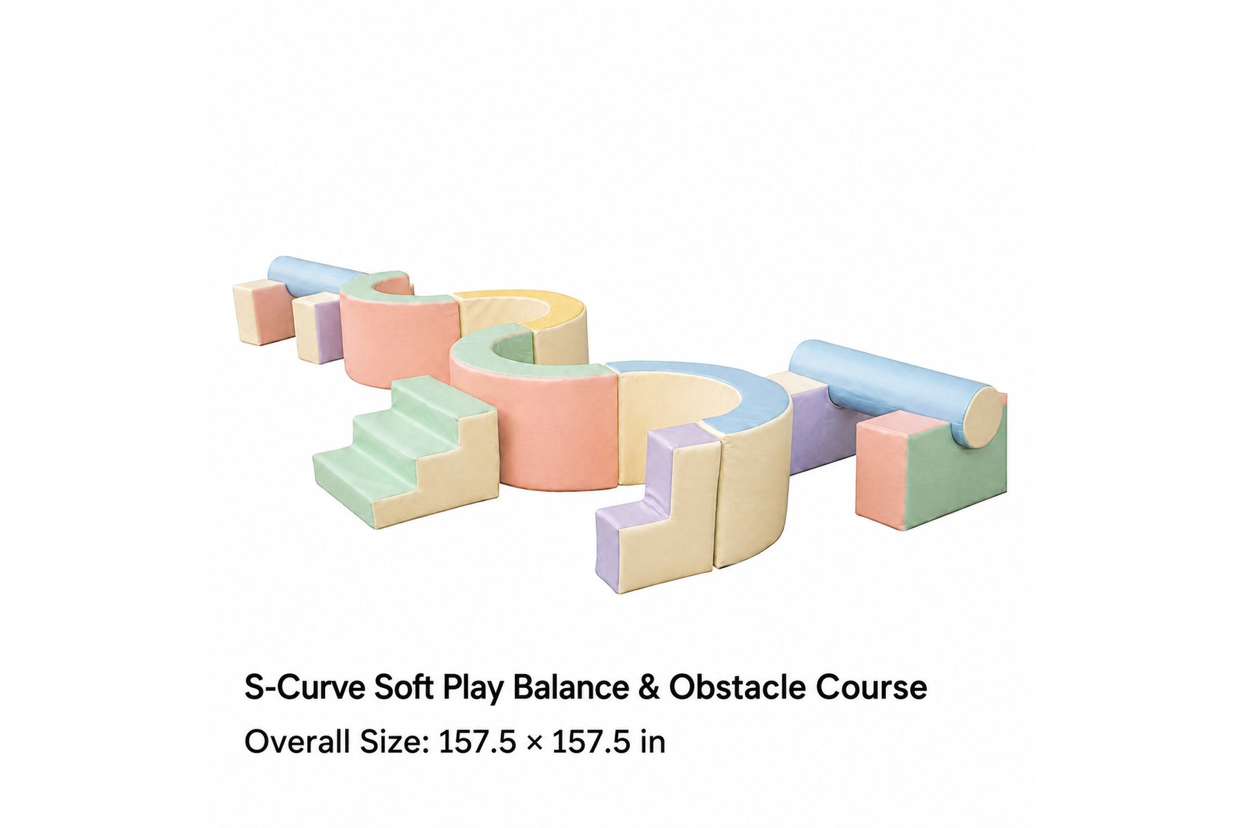 S-Curve Soft Play Balance & Obstacle Course