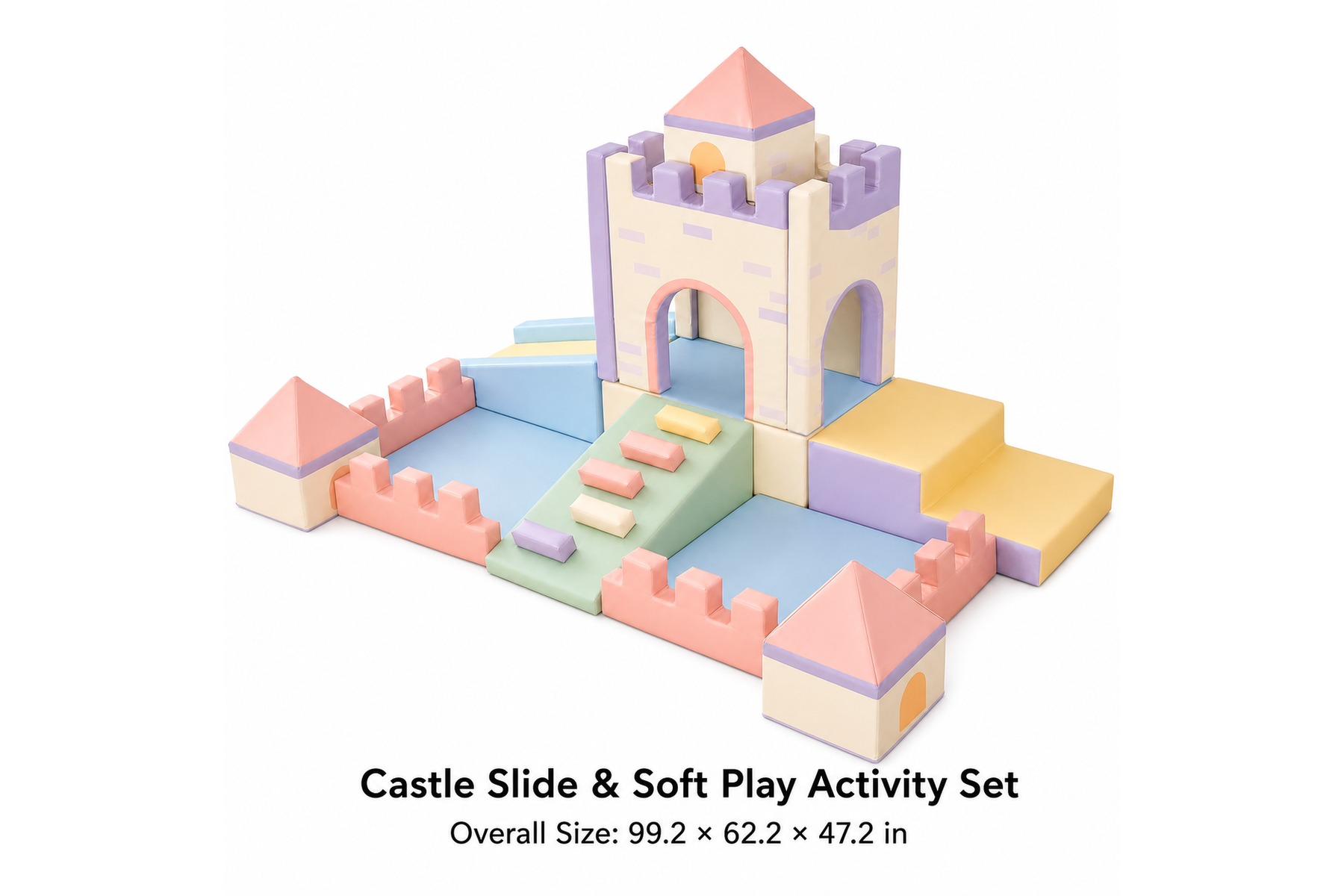Castle Slide & Soft Play Activity Set