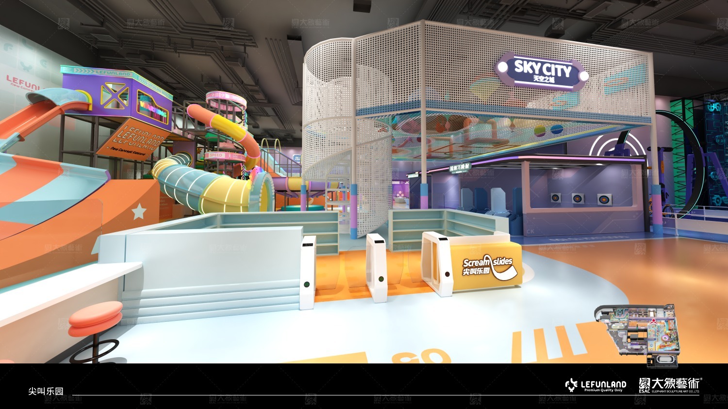 Indoor Trampoline Park Design - Yiwu 02