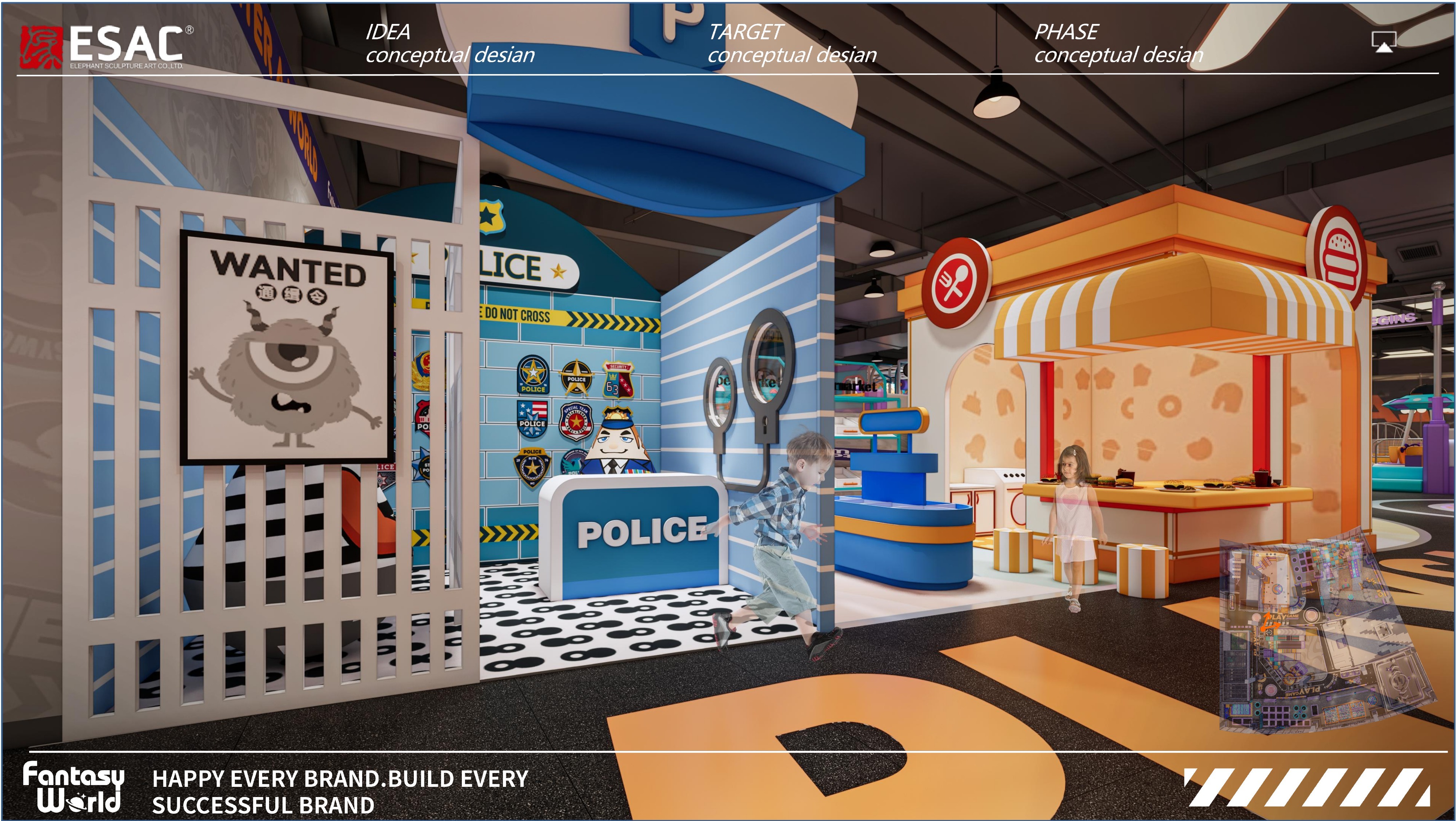 Mini Town Indoor Playground - Seaside 01